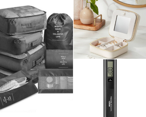 Travel-Friendly Accessories & Products cover photo collage