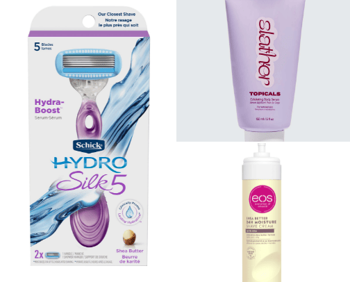 Shaving essentials cover photo collage