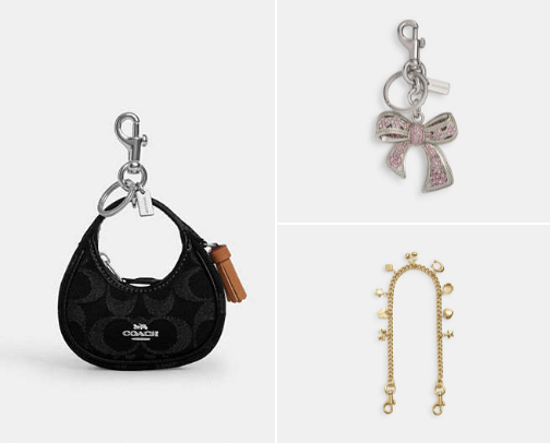 Bag Charms cover photo collage