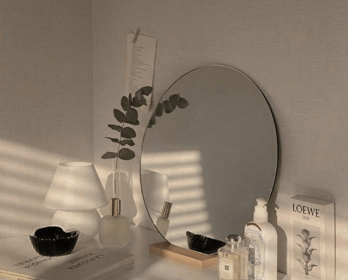 Skincare products cover photo collage
