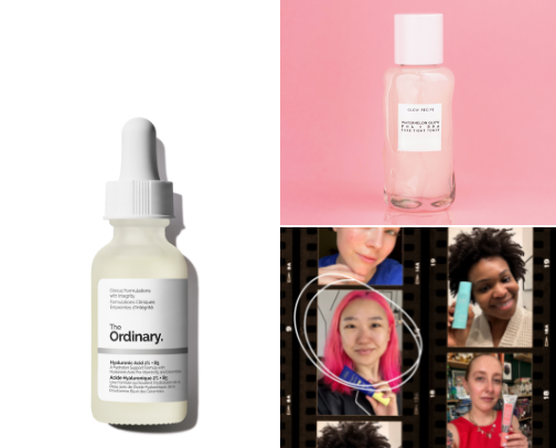 Skincare cover photo collage