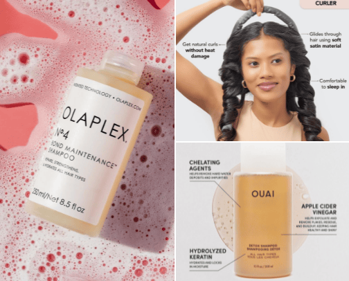Hair Care cover photo collage