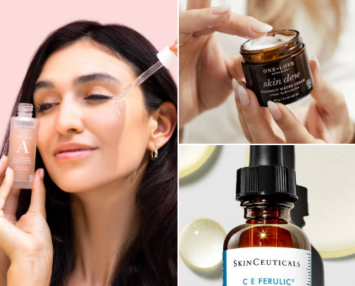 The best Anti-aging serums cover photo collage