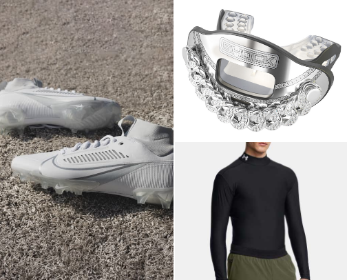 Look Good. Play Good. Check out this list of must-haves to keep your player protected as well as looking great on and off the field. cover photo collage