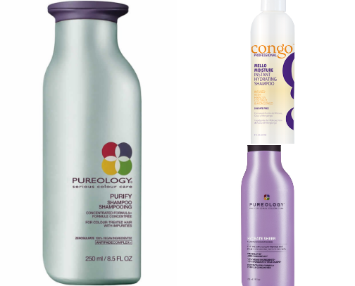 Products for a flawless silk press cover photo collage