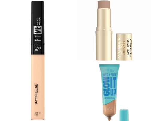 makeup you can use with ZERO GUILT when you’ve got acne prone skin😮‍💨 cover photo collage