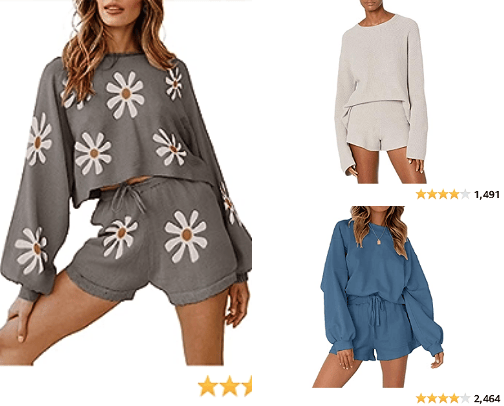 Summer Loungewear cover photo collage