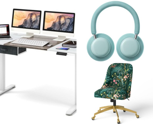 Work From Home Must Haves - for work at home associates or hybrid associates etc cover photo collage