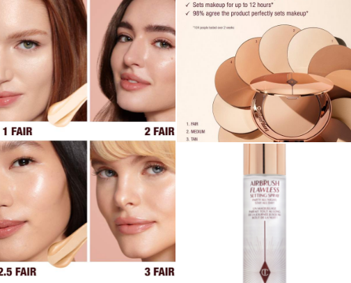 Makeup ✨ cover photo collage