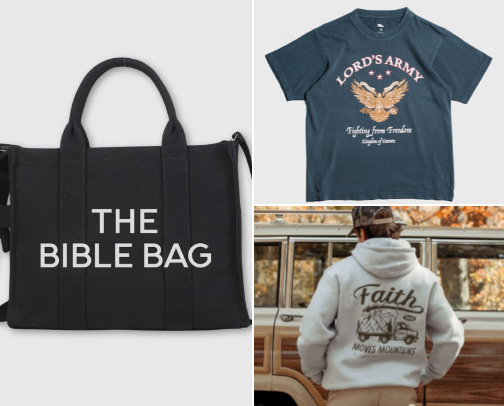 Christian apparel cover photo collage