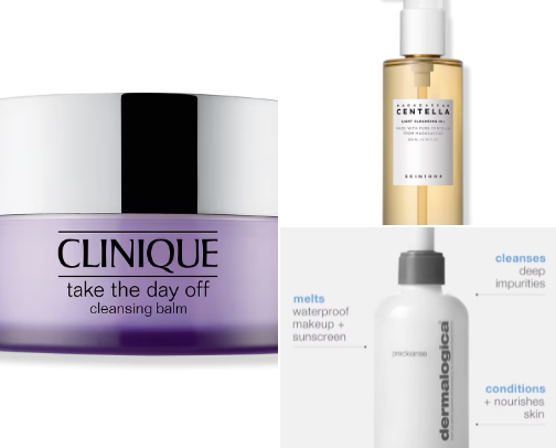 Skincare products i use every day cover photo collage