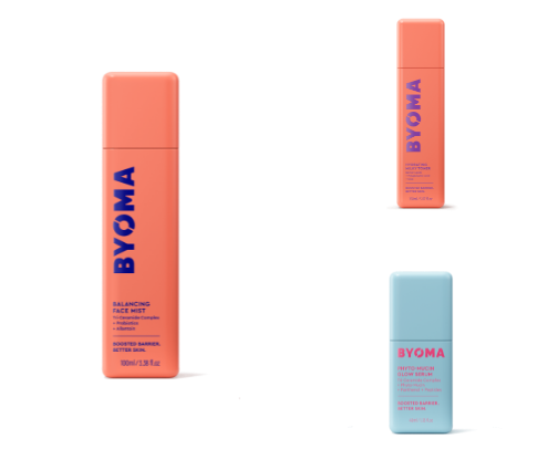 Drugstore skincare for glowy AF skin cover photo collage