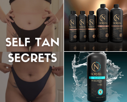 Salon Savings: The Perfect Self Tanning Routine cover photo collage