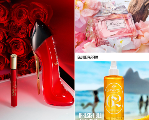 My favorite scents cover photo collage