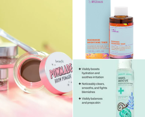 My favorite beauty recs cover photo collage