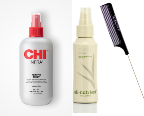 Hair care cover photo collage