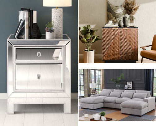 Wayfair Furniture cover photo collage