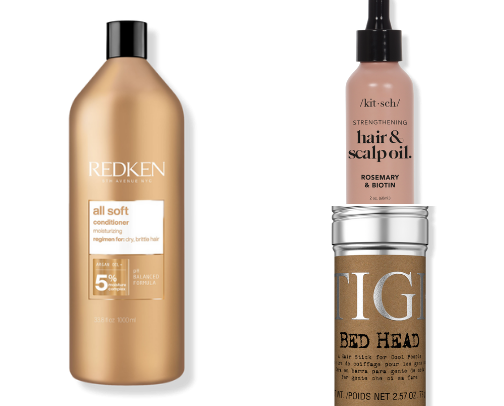 Hair Care for Long, Natural Brown Hair with a Sensitive Scalp cover photo collage