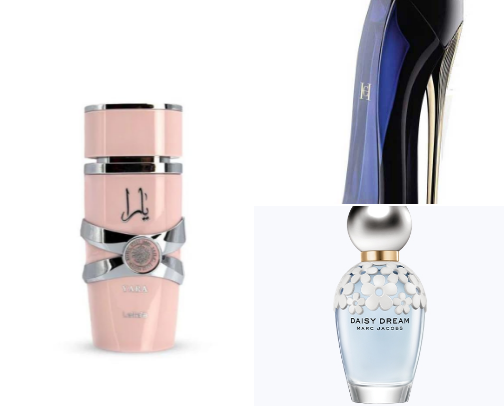 Buy again perfumes cover photo collage