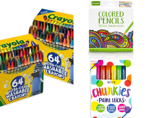 Art Supplies for Kids cover photo collage
