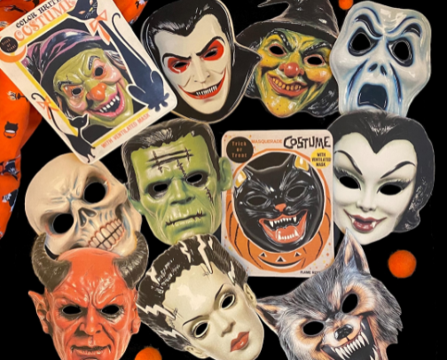 Retro/Vintage/Classic/Old Style Halloween Decor & Party Favors cover photo collage