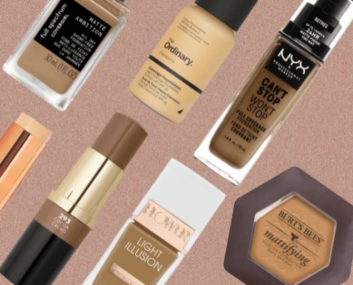 Make Up - Foundation cover photo collage