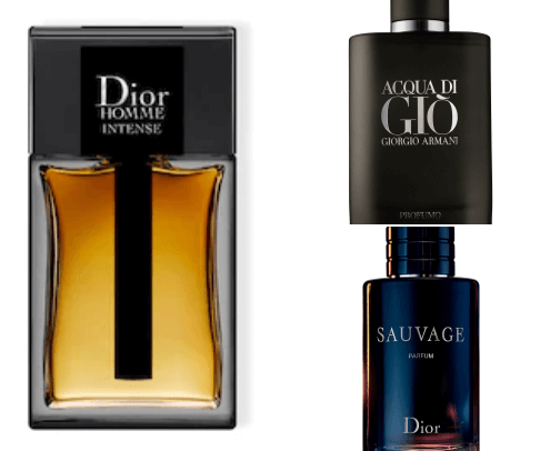 Man Parfume cover photo collage