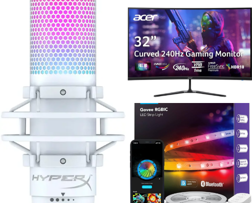 Favorite Gaming Items cover photo collage
