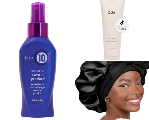 Run and get these curly hair products from Amazon! cover photo collage