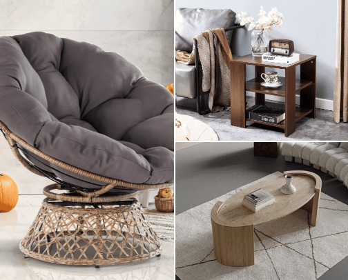 Furniture cover photo collage