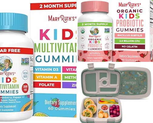 Healthy kids cover photo collage