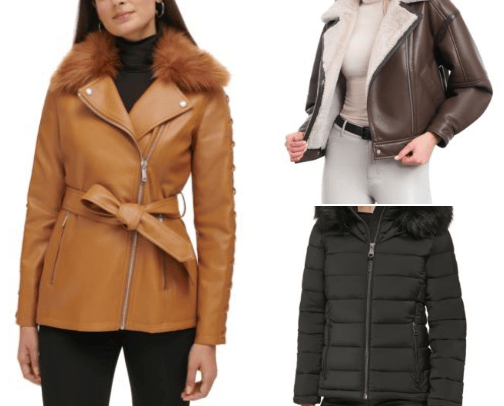 women coats cover photo collage