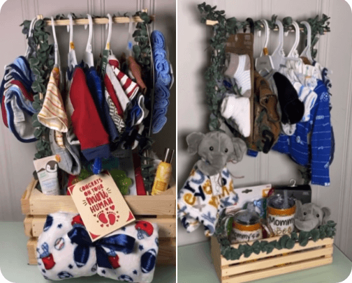 Large Baby Basket cover photo collage