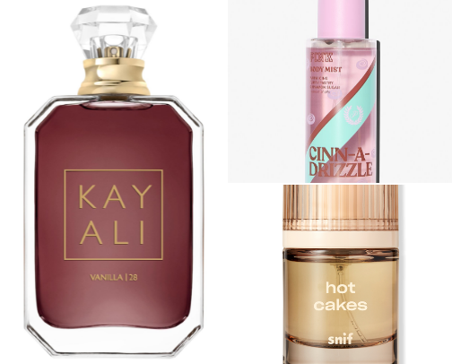 my signature perfume collection 🎀 cover photo collage