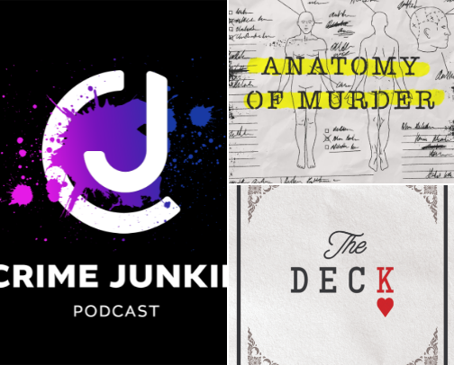 True Crime Podcasts That Will Blow Your Mind 🎧 cover photo collage