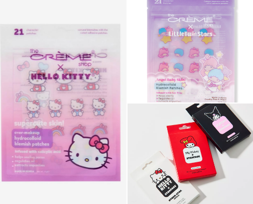 cute acne patches! cover photo collage