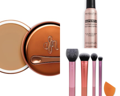 My favorite beauty products cover photo collage