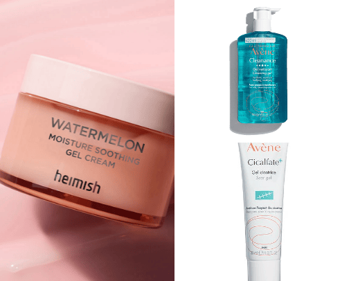 Skincare favorites cover photo collage