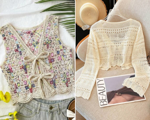 SPECIAL SUMMER 🌞🏖️😍🥰 Cardigan,  crop top, mini dress cover photo collage