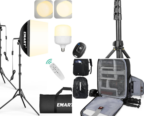 My Filming Essentials cover photo collage