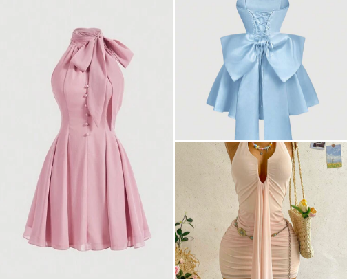 Romantic Dresses for Your Softest Style Era cover photo collage