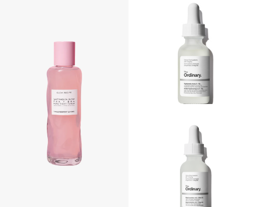 Skincare and makeup  recommendations cover photo collage