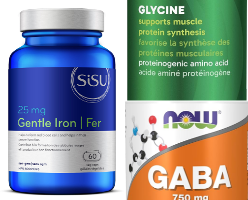 Health and wellness supplements. cover photo collage