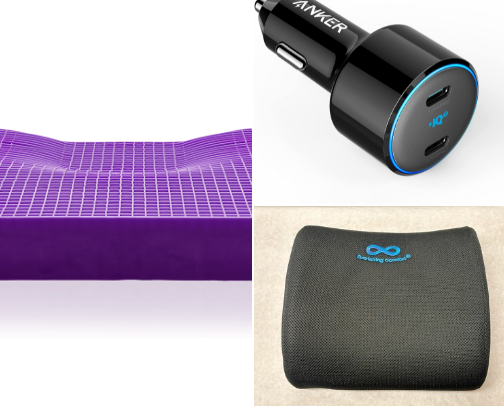 The Cross-Country Road Trip Survival Kit: Comfort Gear for Long Drives cover photo collage