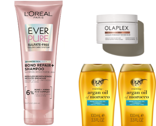 Products for Soft Wavy Hair & Vibrant Color cover photo collage