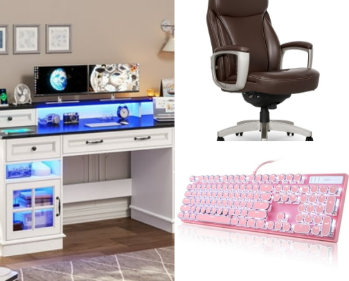 Work from home essentials cover photo collage