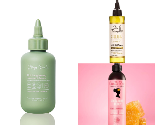 Scalp Oil Must Haves For Curly Hair💗 cover photo collage