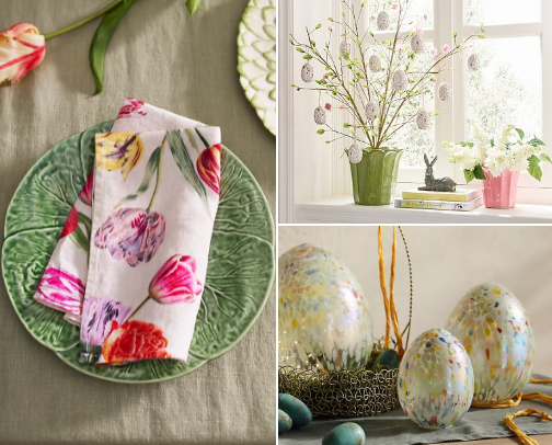 Spring Home 💐 cover photo collage