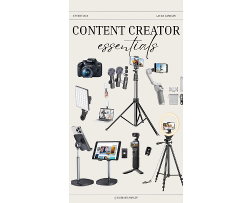 Beginner Content Creation Essentials cover photo collage