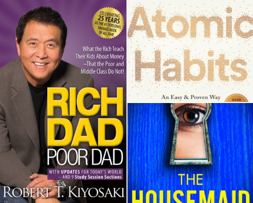 My favorite book recs cover photo collage